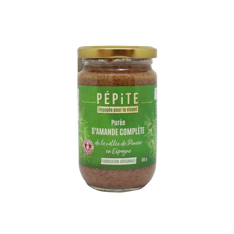 Pépite -- Purée d'amandes complètes bio (espagne) - 300 g