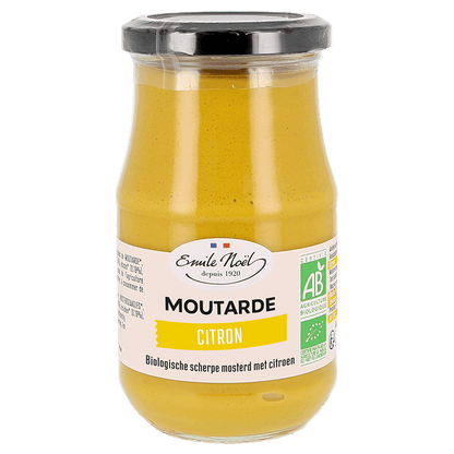 émile Noël -- EOL Moutarde forte au citron bio - 200 g